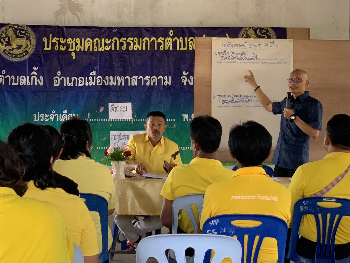 สพอ.เมืองมหาสารคาม ดำเนินโครงการประชุมเชิงปฏิบัติการการจัดทำและประสานแผนพัฒนาตำบล