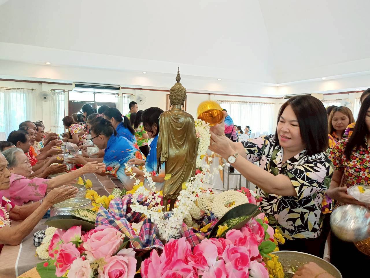 สพอ.เมืองมหาสารคาม ร่วมกิจกรรมเนื่องในประเพณีสงกรานต์ ประจำปี 2569